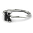 K Letter - Initial White Gold Diamond Ring